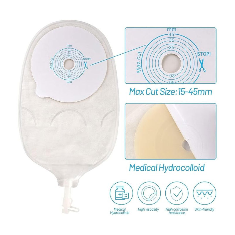 Poche d'urostomie monobloc