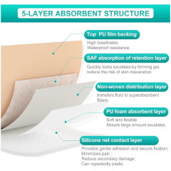 Silikon-Ag-Schaumverband