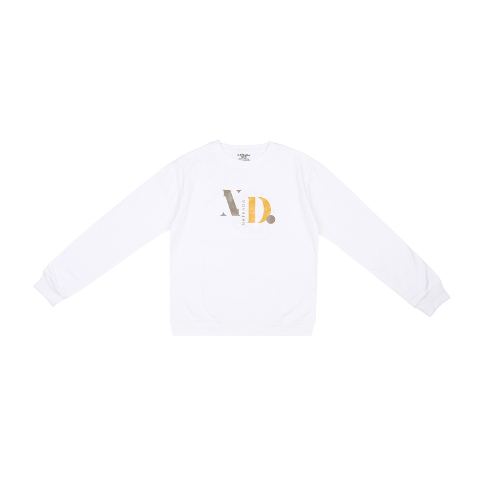 Letter Sweater White