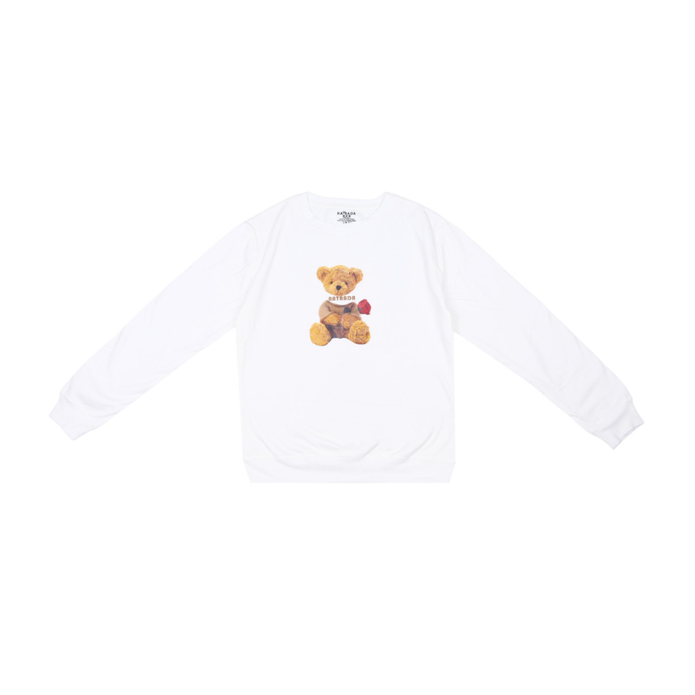 Letter Sweater White