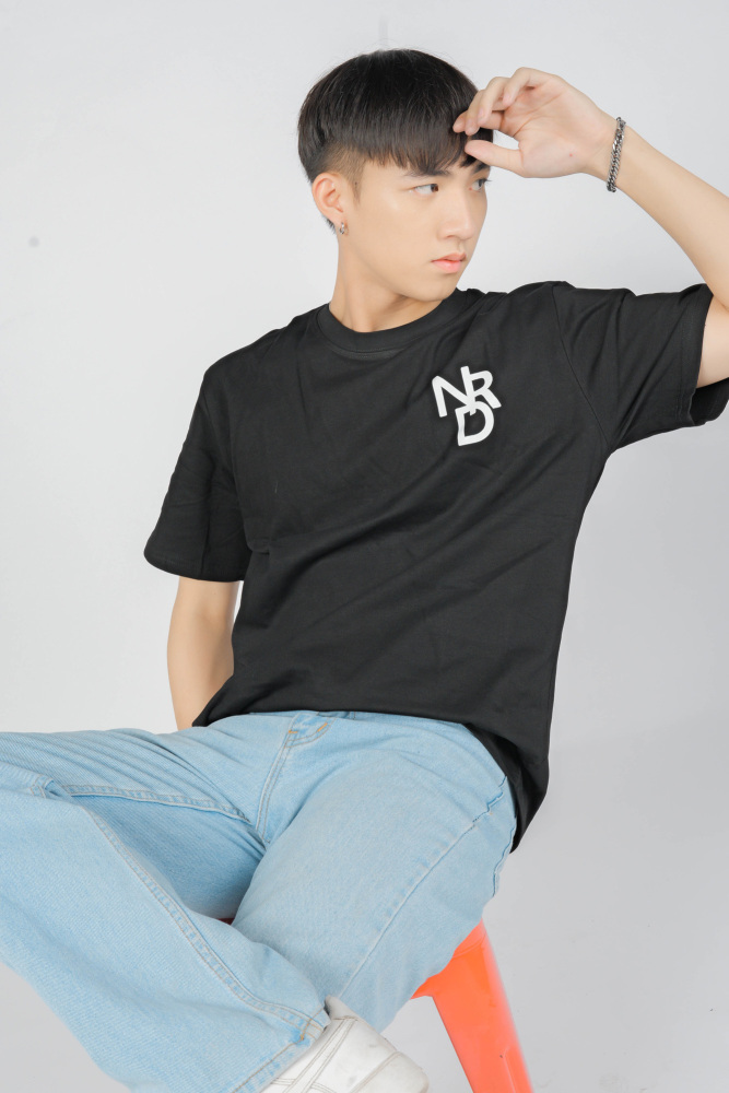Natrada Cotton Oversized Crew Neck Half-Sleeve T-Shirt