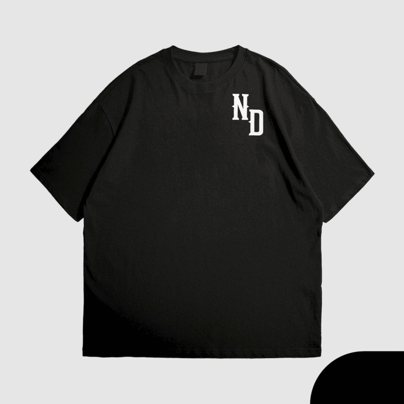 Natrada Cotton Oversized Crew Neck Half-Sleeve T-Shirt