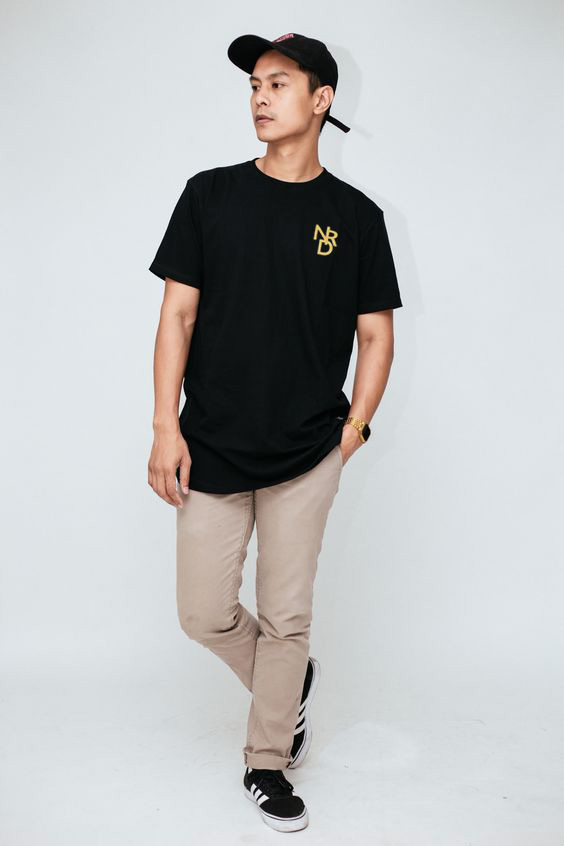 Natrada Cotton Oversized Crew Neck Half-Sleeve T-Shirt