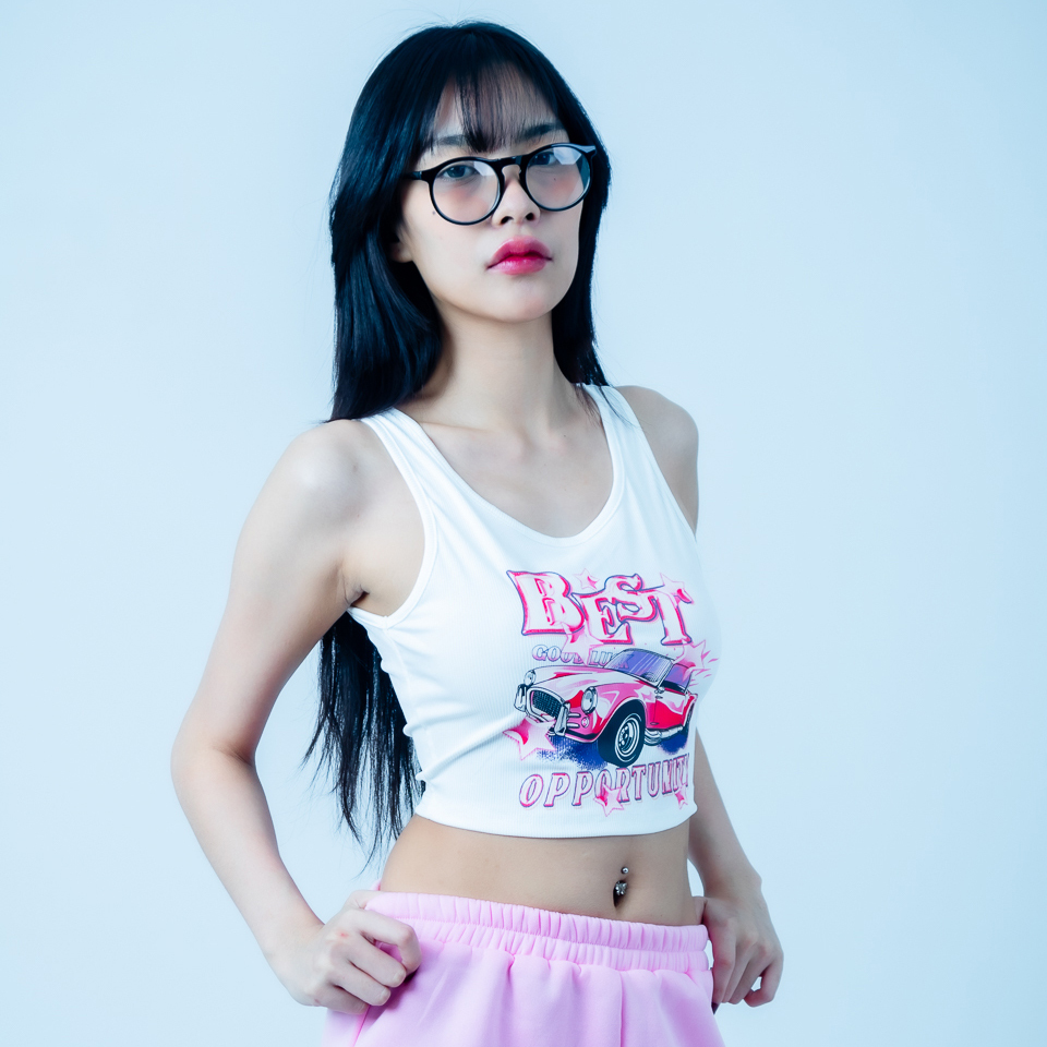 Natrada Sleeveless Crop Top