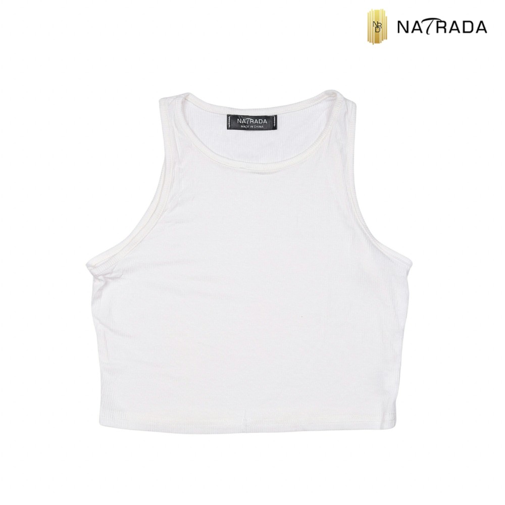 Natrada Crop Top | White