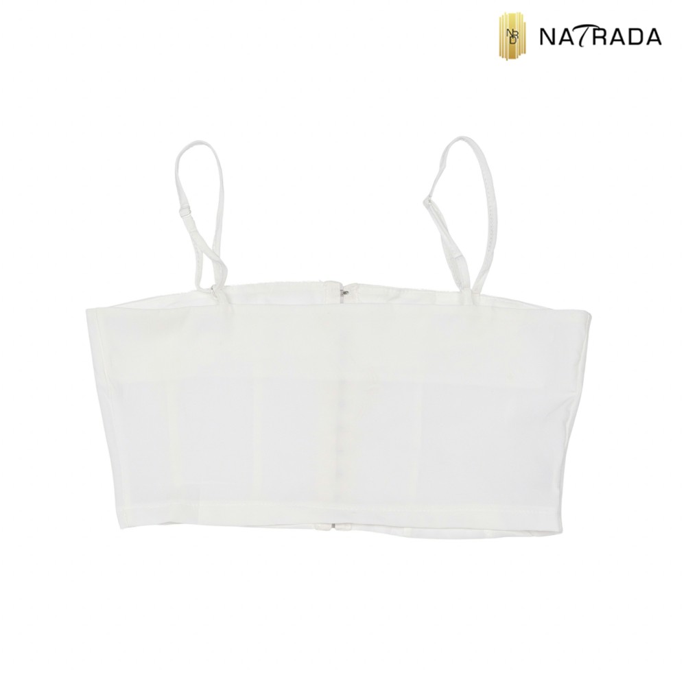 Natrada Crop Top | White