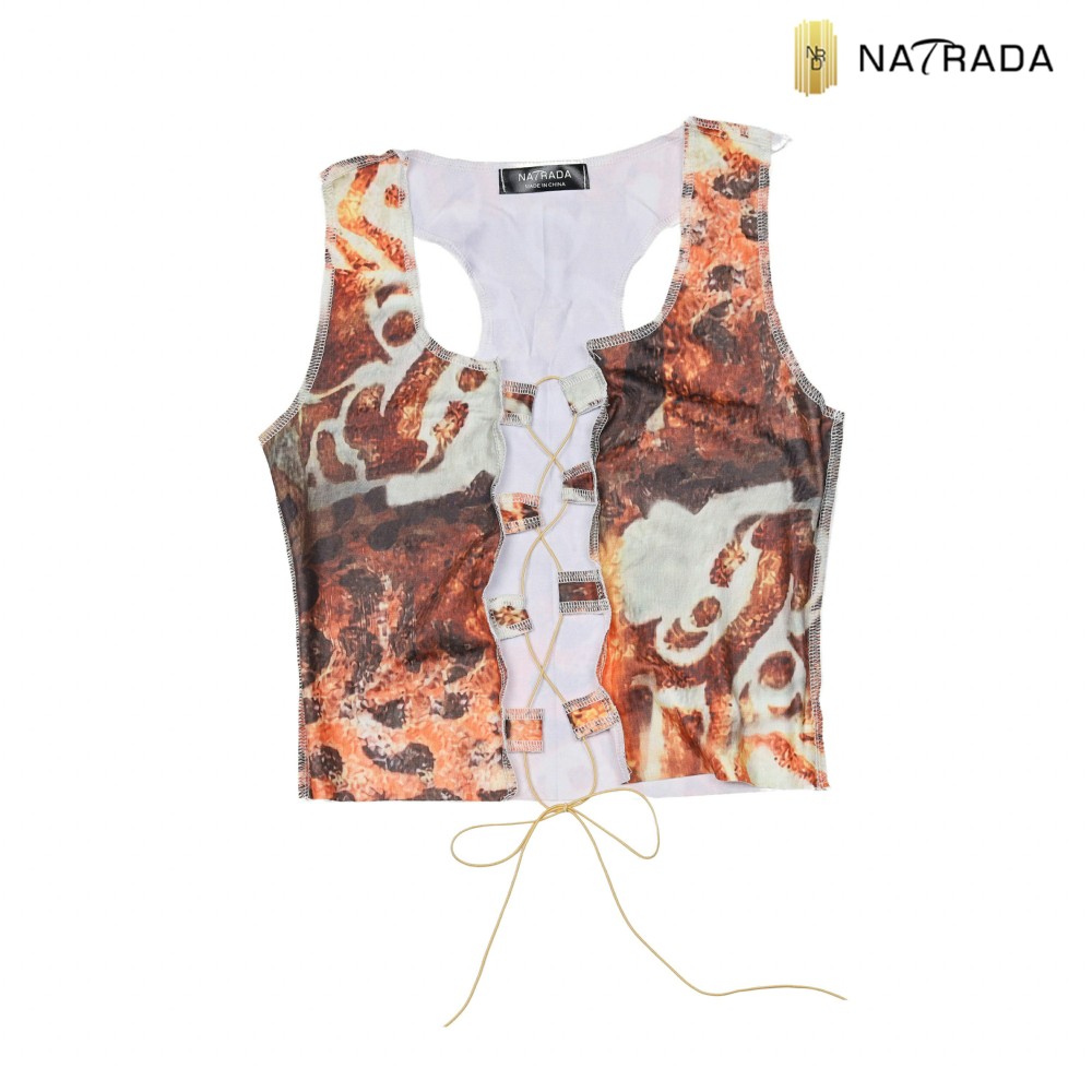 Natrada Strap Crop Top