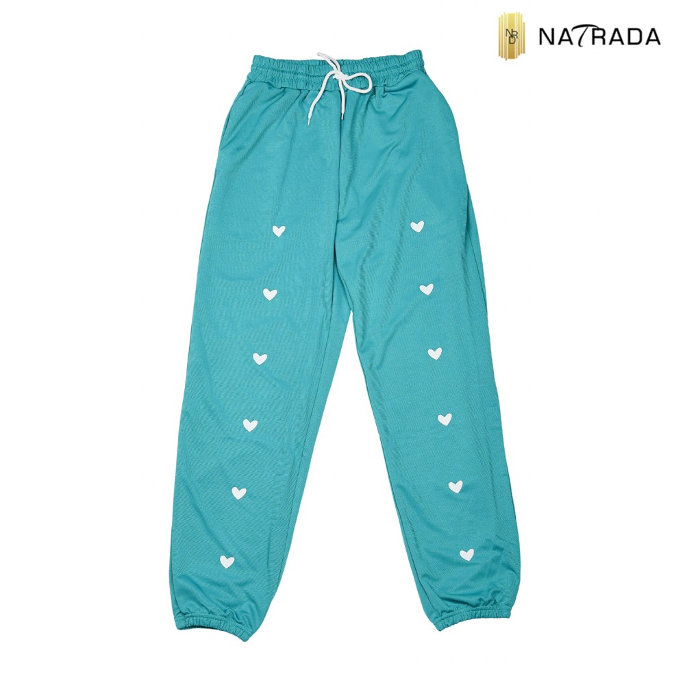 Natrada Trousers | Blue, Heart