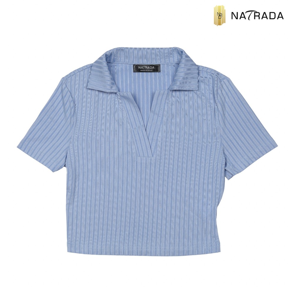 Natrada Short Sleeve Crop Top