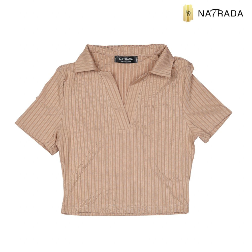 Natrada Short Sleeve Crop Top