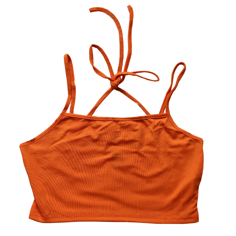 SHEIN Camisole Crop Top | Orange