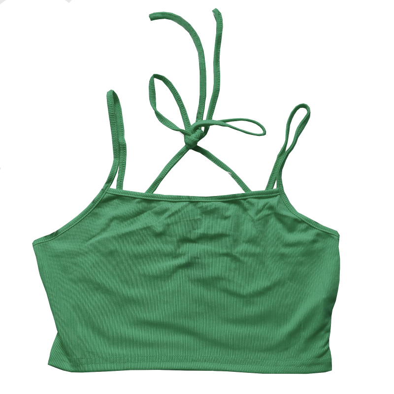 SHEIN Camisole Crop Top | Green