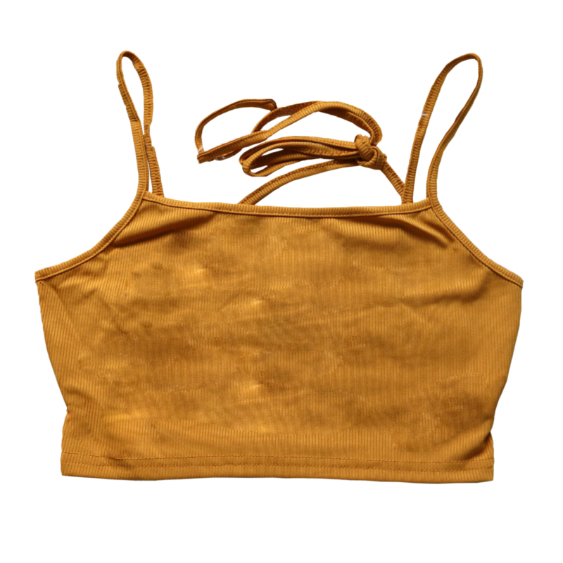 SHEIN Camisole Crop Top | Yellow
