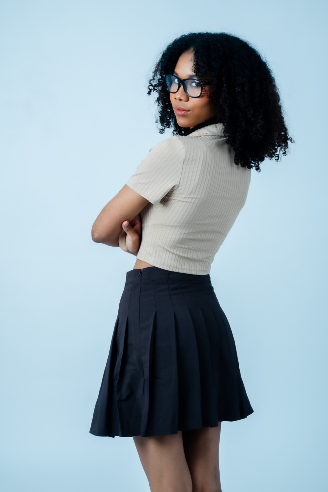 Natrada Short Sleeve Crop Top