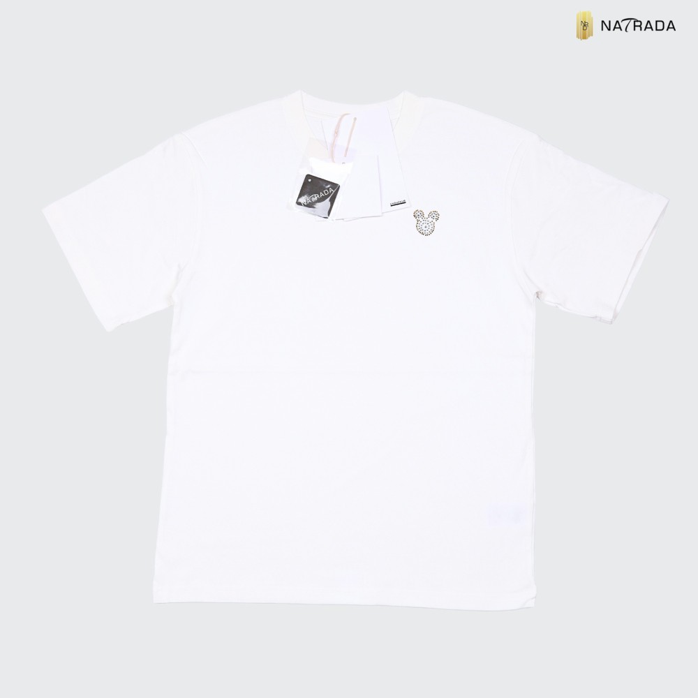 Natrada Cotton Oversized Crew Neck Half-Sleeve T-Shirt