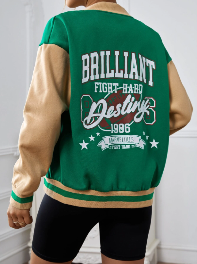 SHEIN Back Print Sweater