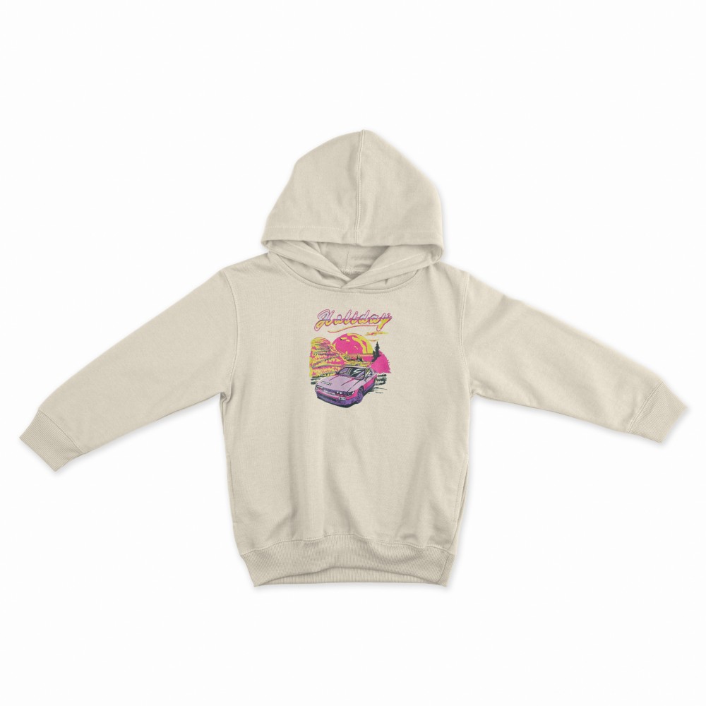 SHEIN Sweater Hoodie Holiday Car Print | Free Size