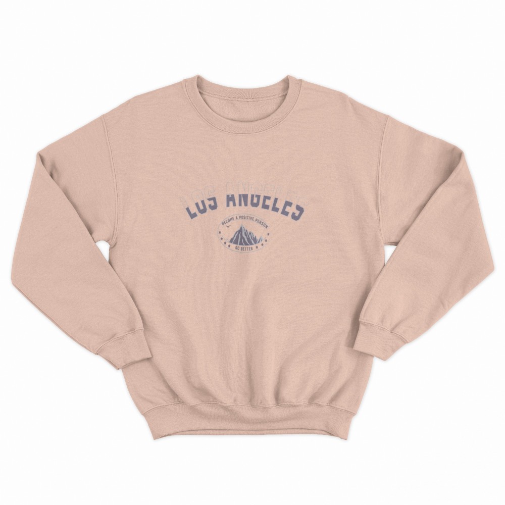 SHEIN Sweater Hoodie LOSANGELES Print | Free Size