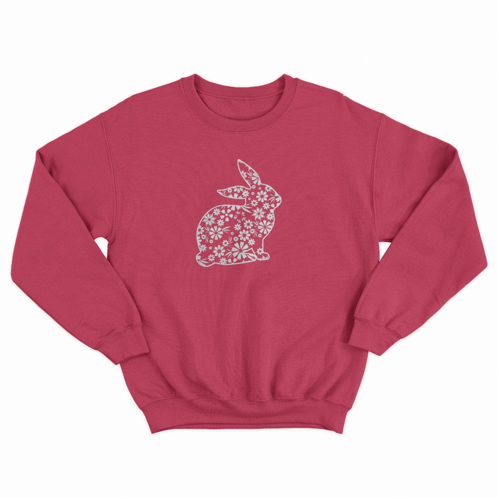 SHEIN Sweater Hoodie Rabbit Print | Free Size