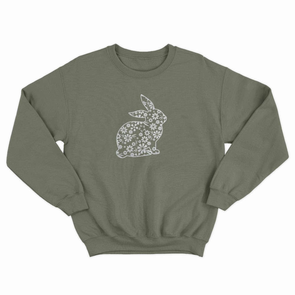 SHEIN Sweater Hoodie Rabbit Print | Free Size