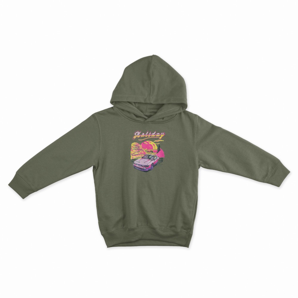 SHEIN Sweater Hoodie Holiday Car Print | Free Size