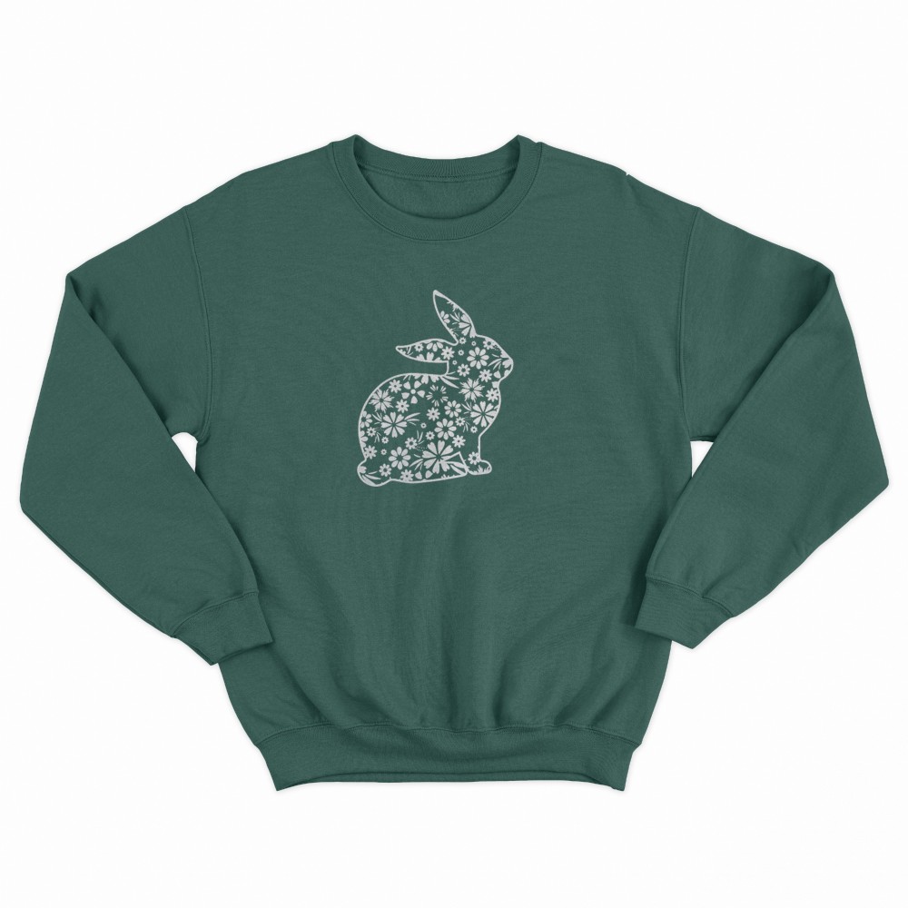 SHEIN Sweater Hoodie Rabbit Print | Free Size