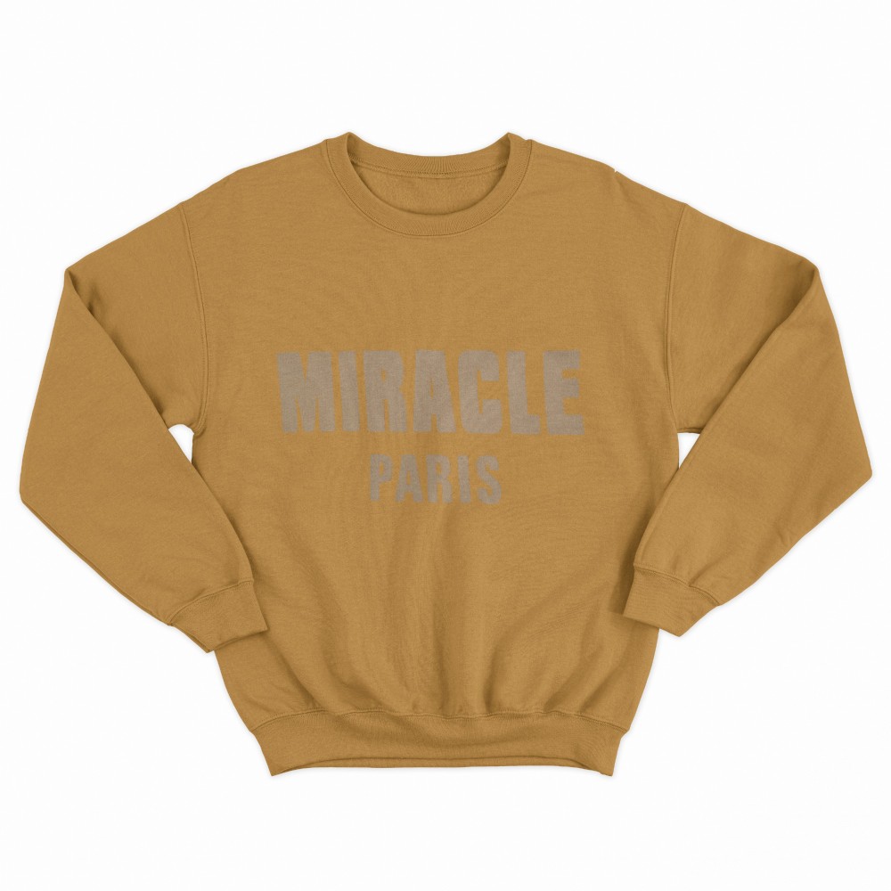 SHEIN Sweater Hoodie MIRACLE PARIS Print | Free Size