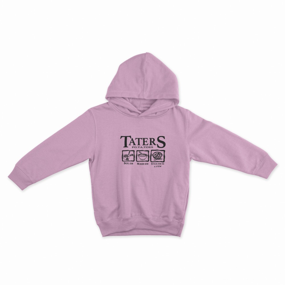 SHEIN Sweater Hoodie TATERS Print | Free Size