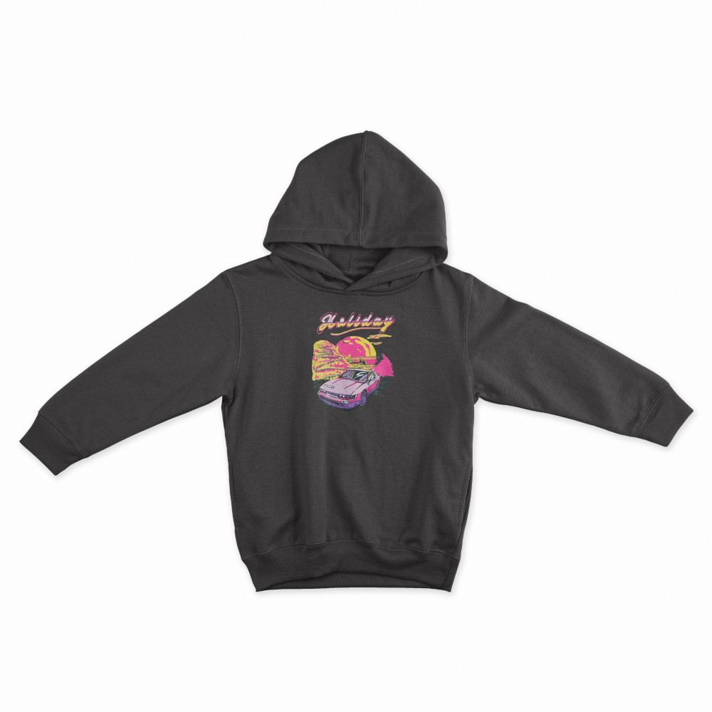 SHEIN Sweater Hoodie Holiday Car Print | Free Size