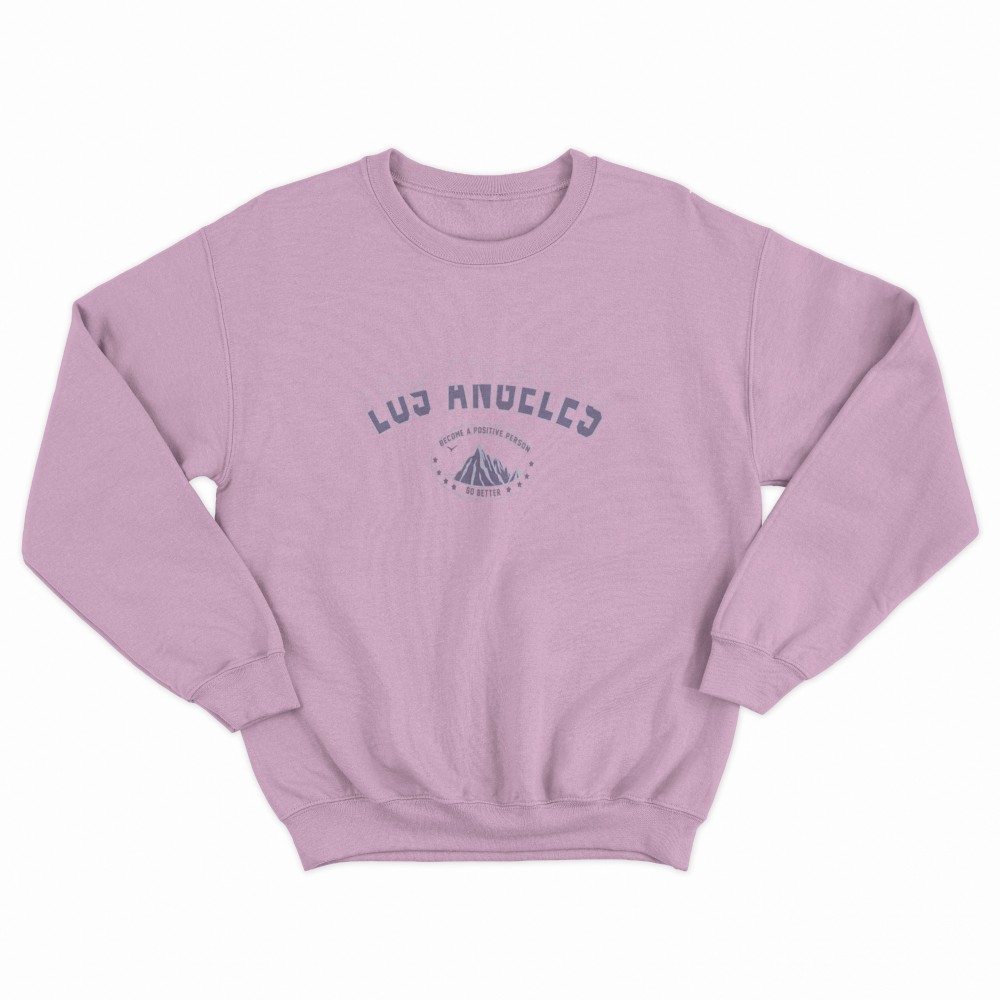 SHEIN Sweater Hoodie LOSANGELES Print | Free Size