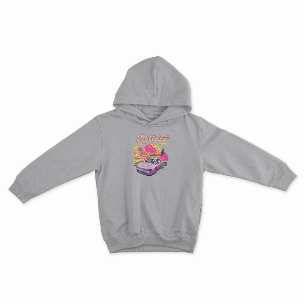 SHEIN Sweater Hoodie Holiday Car Print | Free Size
