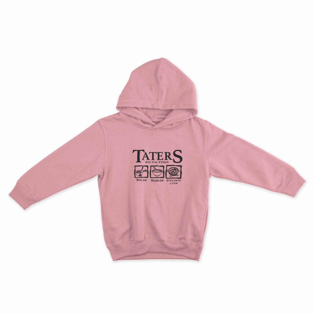 SHEIN Sweater Hoodie TATERS Print | Free Size