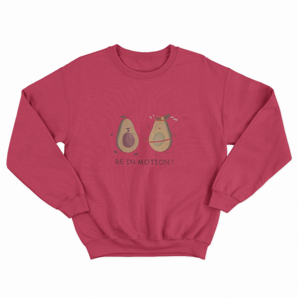 SHEIN Sweater Hoodie Avocados Print | Free Size