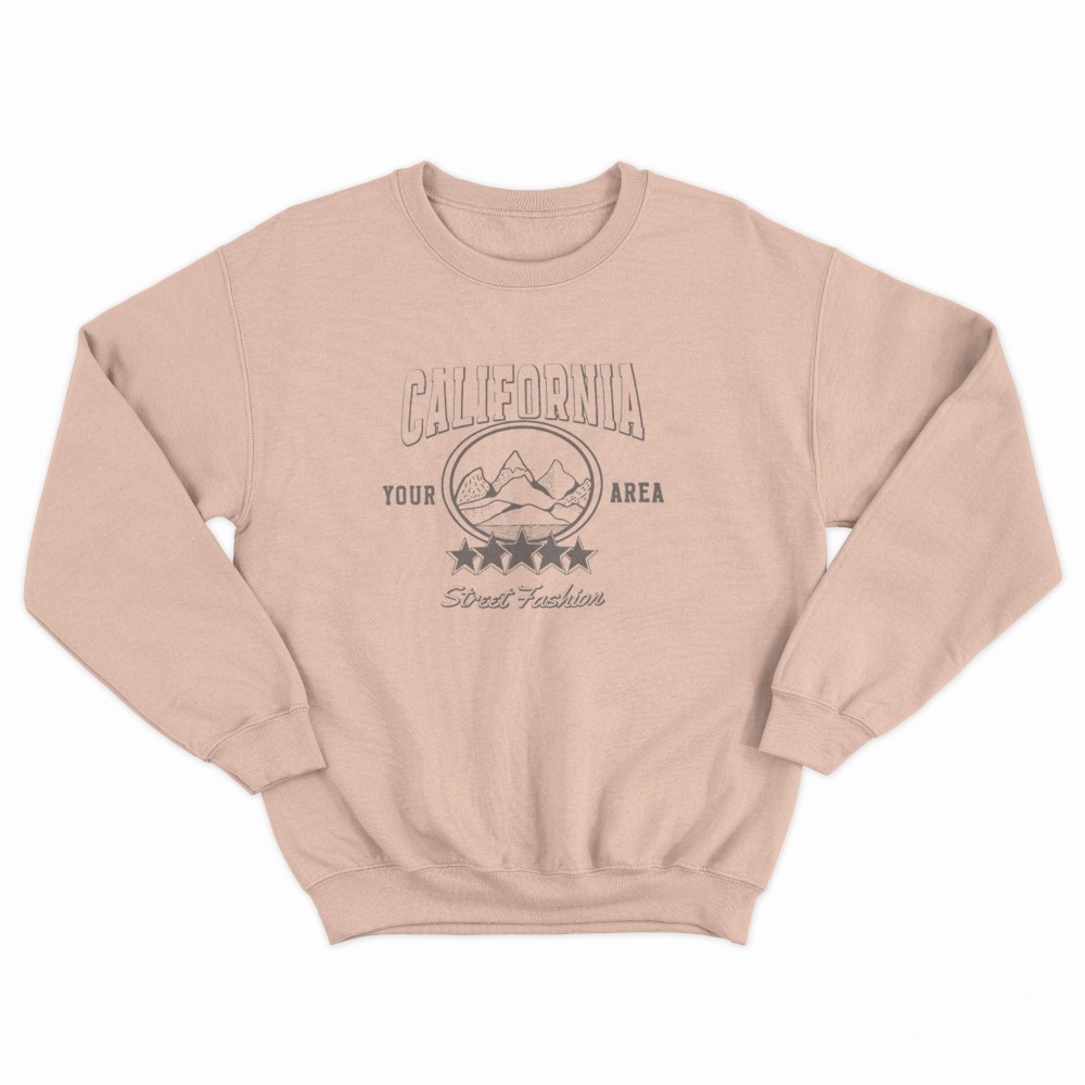 SHEIN Sweater Hoodie California Print | Free Size