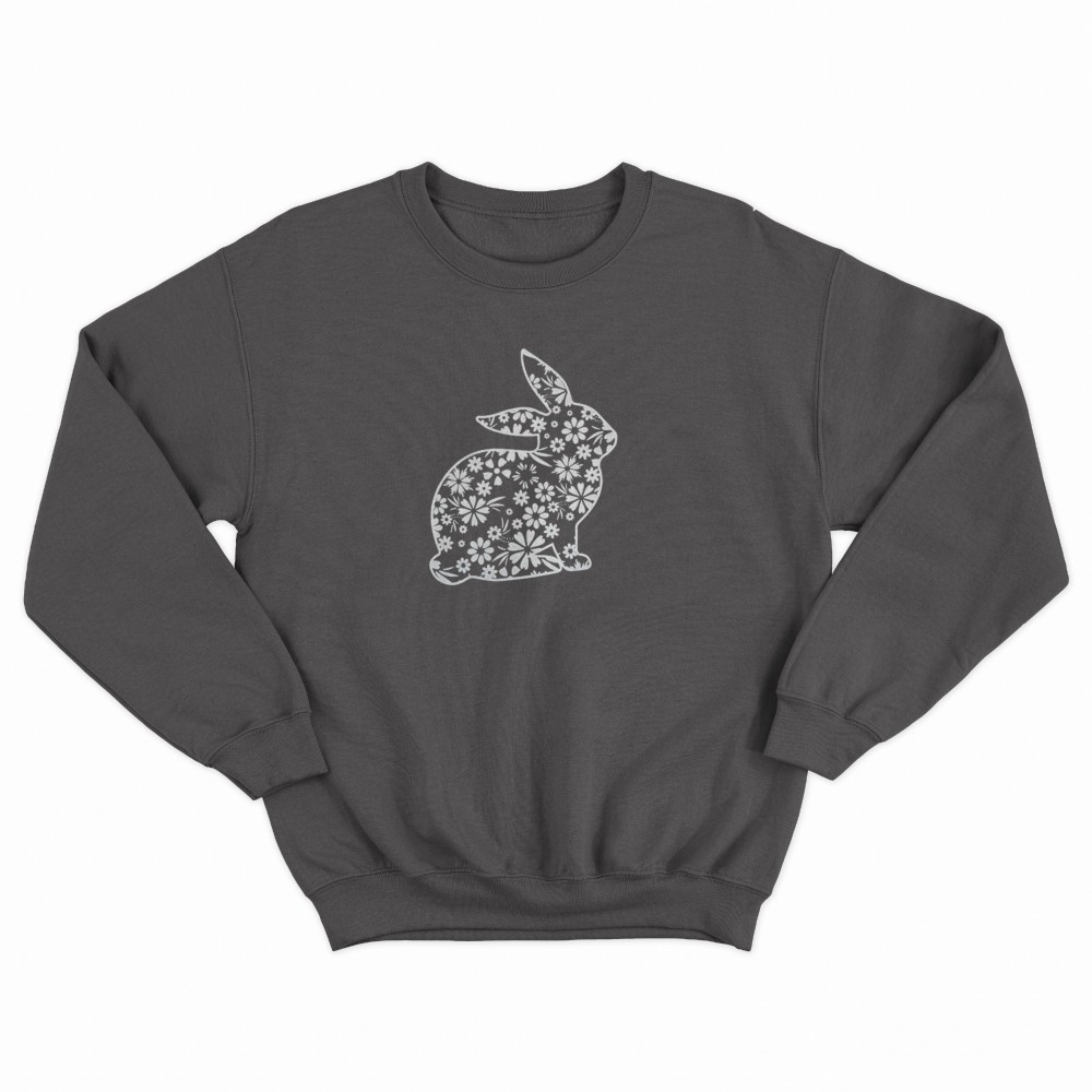 SHEIN Sweater Hoodie Rabbit Print | Free Size