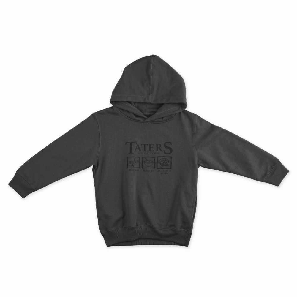 SHEIN Sweater Hoodie TATERS Print | Free Size