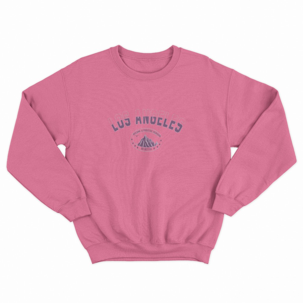 SHEIN Sweater Hoodie LOSANGELES Print | Free Size