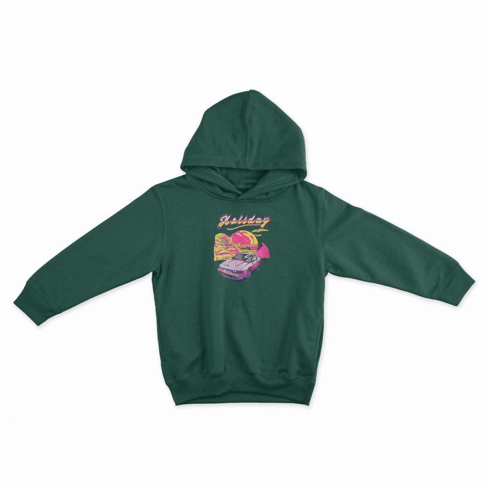 SHEIN Sweater Hoodie Holiday Car Print | Free Size