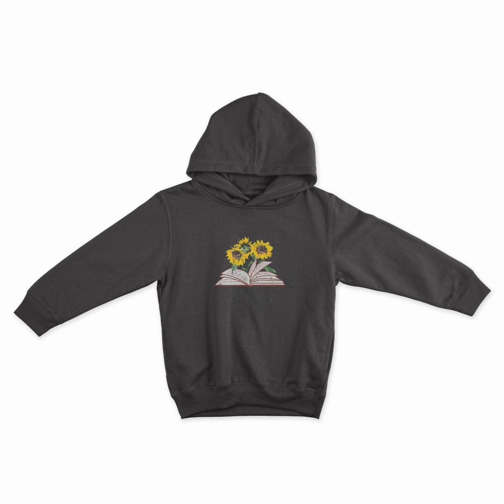 SHEIN Sweater Hoodie Sun Flower Print | Free Size