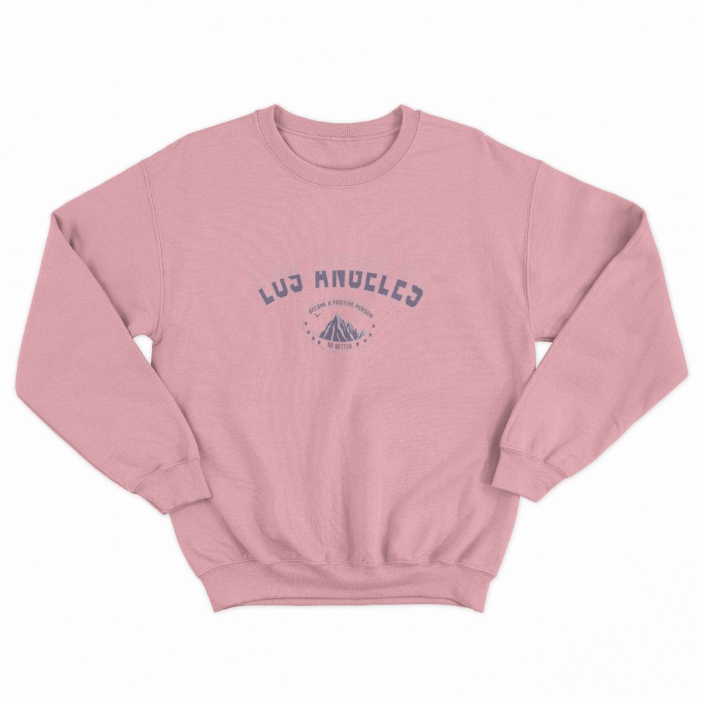 SHEIN Sweater Hoodie LOSANGELES Print | Free Size