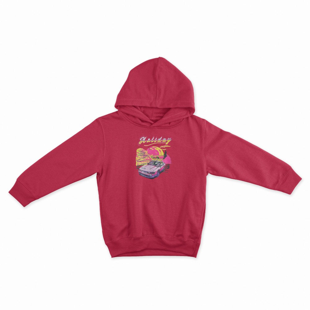 SHEIN Sweater Hoodie Holiday Car Print | Free Size