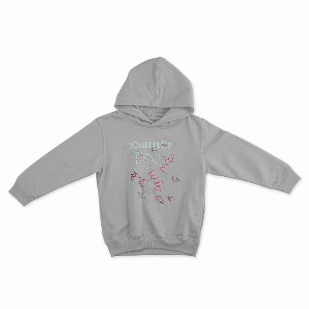 SHEIN Sweater Hoodie Butterfly Print | Free Size