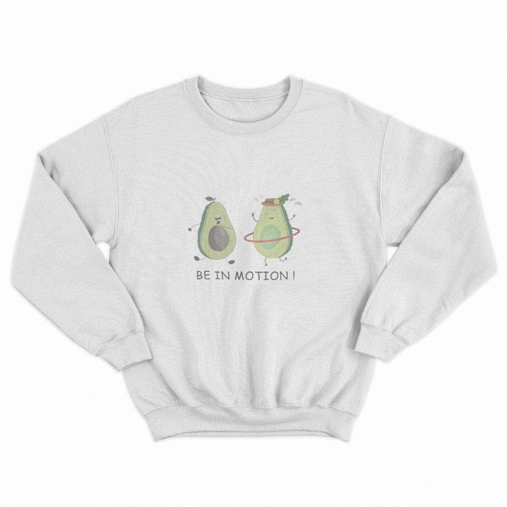 SHEIN Sweater Hoodie Avocados Print | Free Size