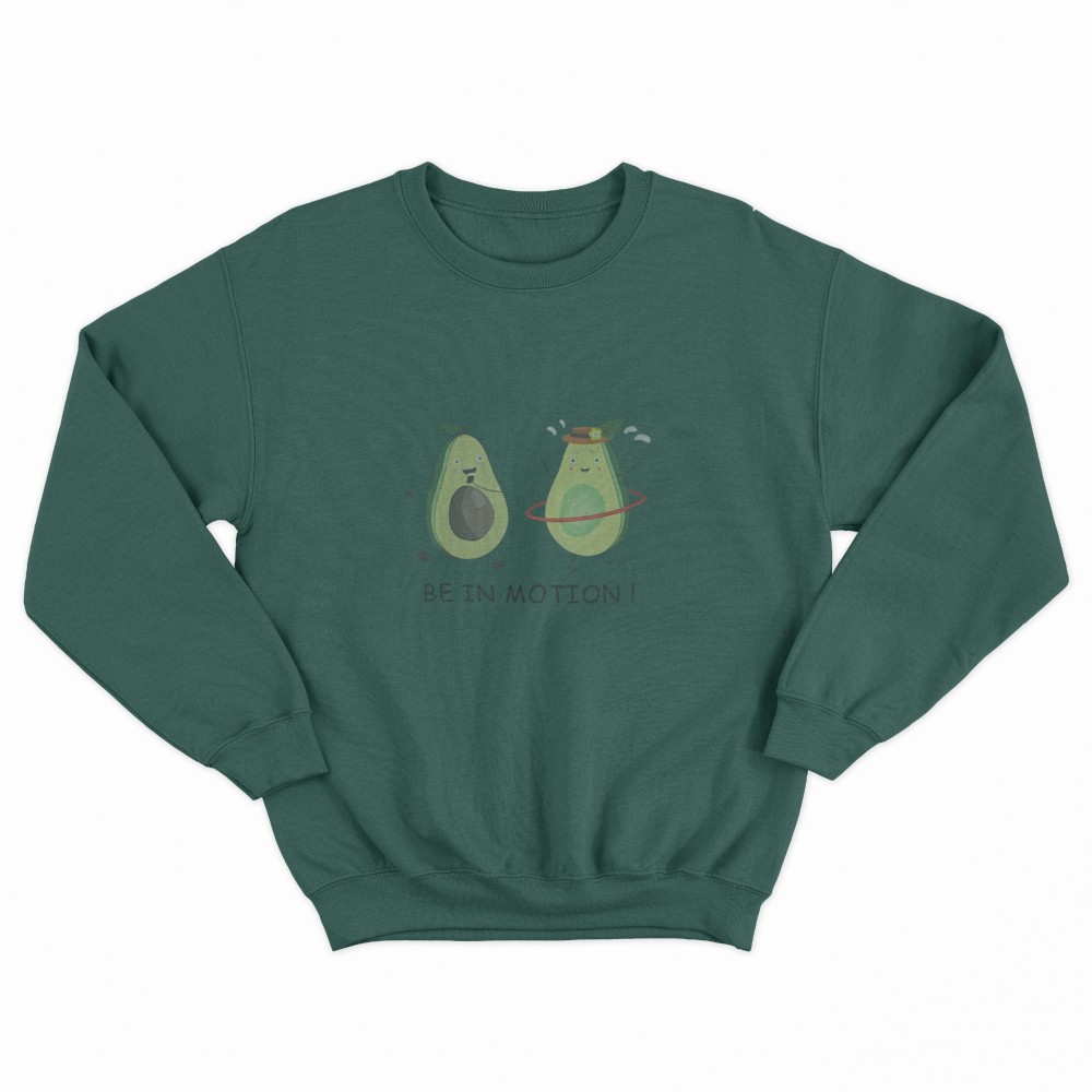 SHEIN Sweater Hoodie Avocados Print | Free Size