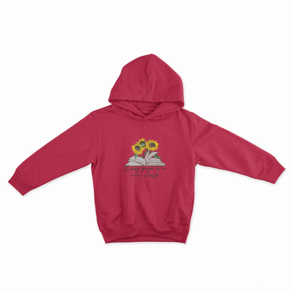 SHEIN Sweater Hoodie Sun Flower Print | Free Size