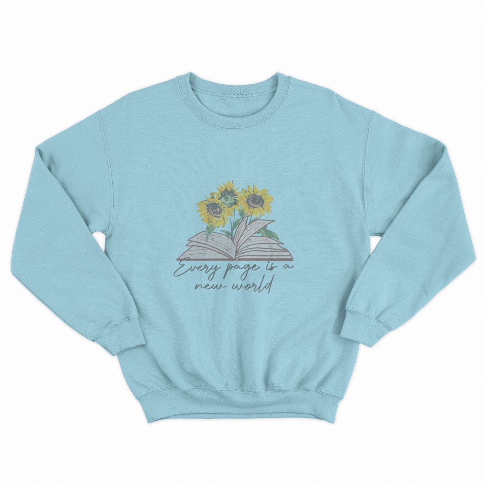 SHEIN Sweater Hoodie Sun Flower Print | Free Size