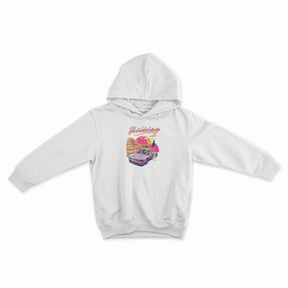 SHEIN Sweater Hoodie Holiday Car Print | Free Size