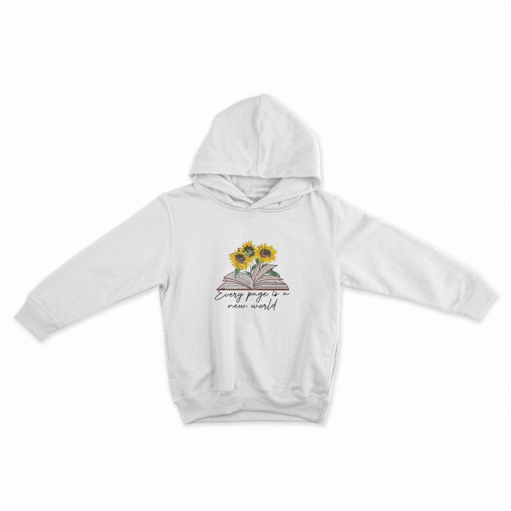 SHEIN Sweater Hoodie Sun Flower Print | Free Size