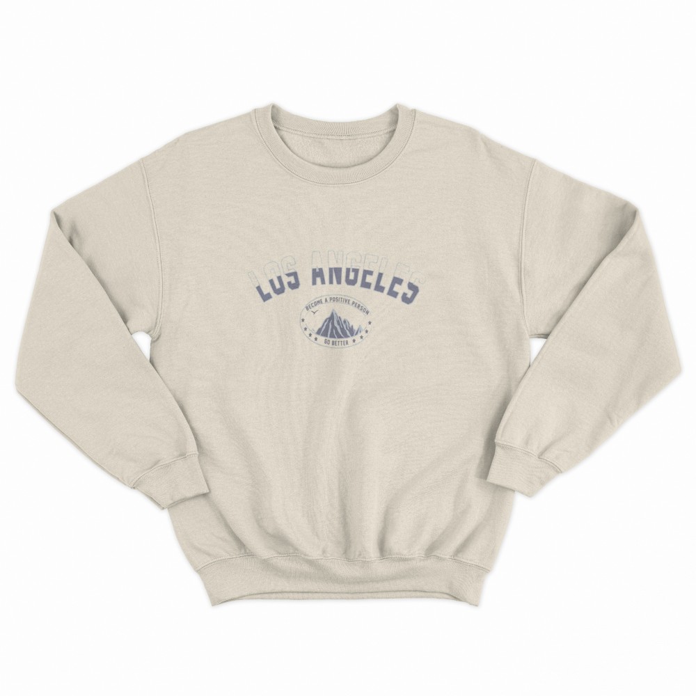 SHEIN Sweater Hoodie LOSANGELES Print | Free Size