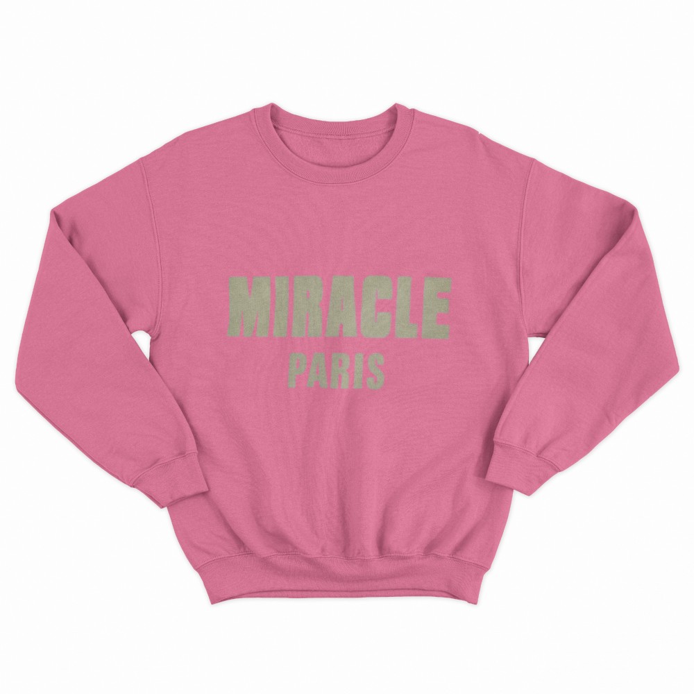 SHEIN Sweater Hoodie MIRACLE PARIS Print | Free Size